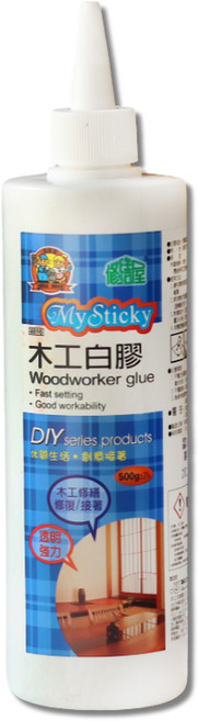MySticky 木工白膠 500g, 1個