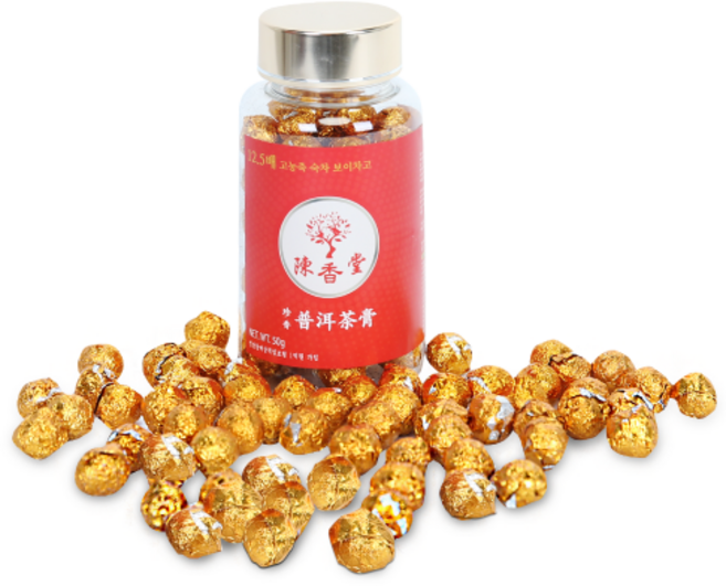 진향 보이차고 유기농 고농축 운남보이차 50g(90환 내외), 50개, 1개, 50g