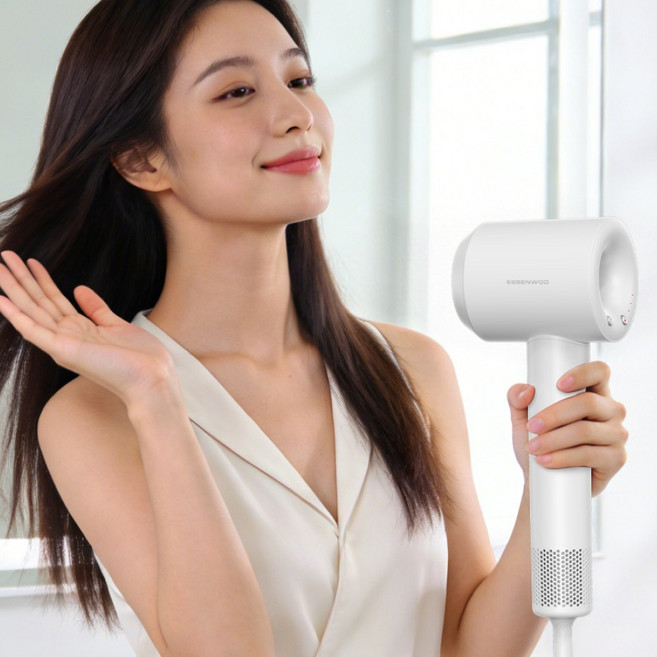 [26년형 신상품] 간물설 플라즈마 BLDC 헤어 드라이기 1600W, 화이트, 936