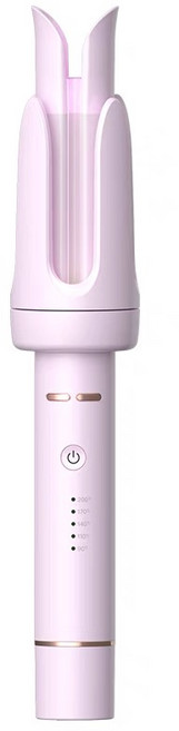 ANYOU전자동고데기 게으름뱅이 웨이브 롱래스팅 32mm 볼륨 고데기, 풀옵션 체리 핑크, 풀옵션 체리 핑크