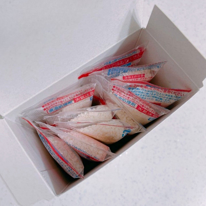 기름처리용 식용유 정리제 응고 10포 가루형