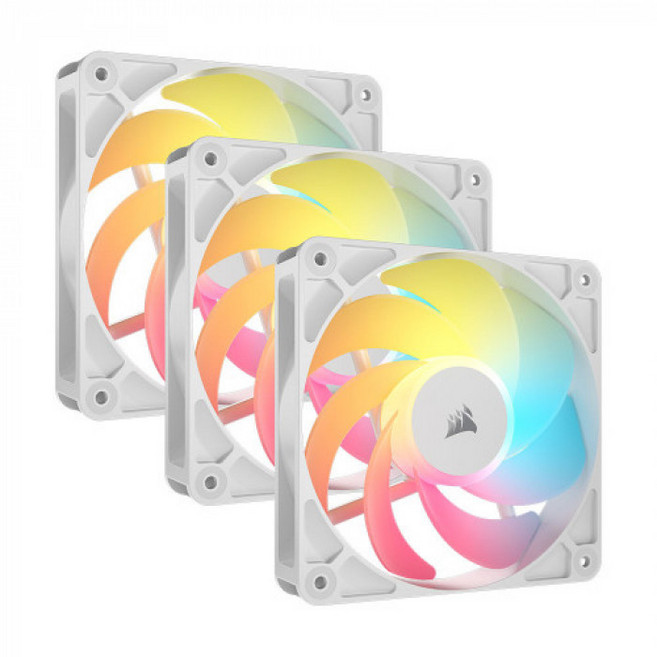 커세어 RS120-R ARGB 시스템쿨러 (3팩 화이트), 1개, 단일
