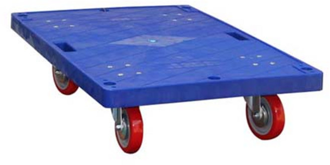 [신성산업공사] 사각 달리 손잡이없는 파랑 소 770x460 핸드카트 구루마, 1개