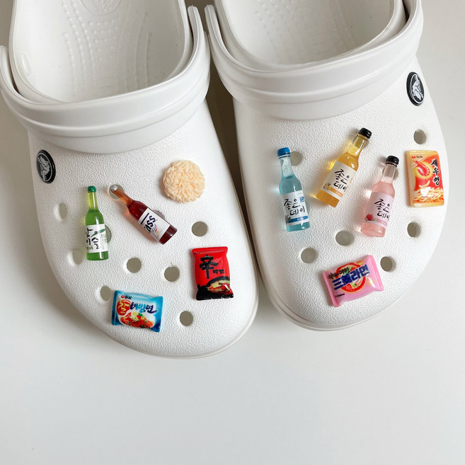 소주 맥주 안주 라면 파츠 신발악세사리 호환 참 장식