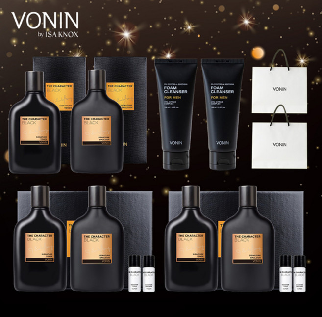 [LG생활건강] 보닌 더캐릭터블랙 남성기초 +폼클2, 3세트