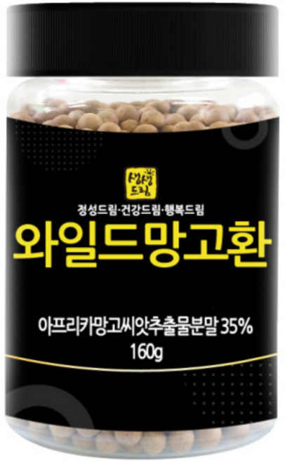 생생드림 와일드 망고환, 160g, 1개
