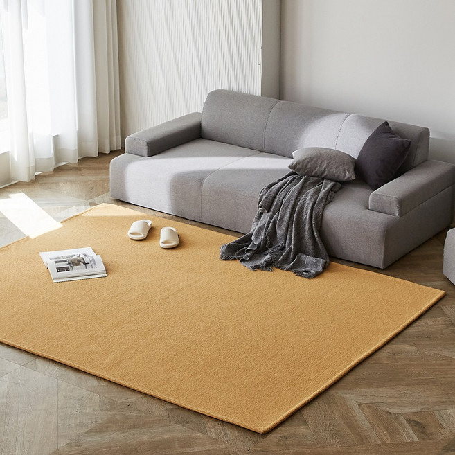 파미르 사계절 거실 사각형 라탄룩 러그 카페트 워셔블