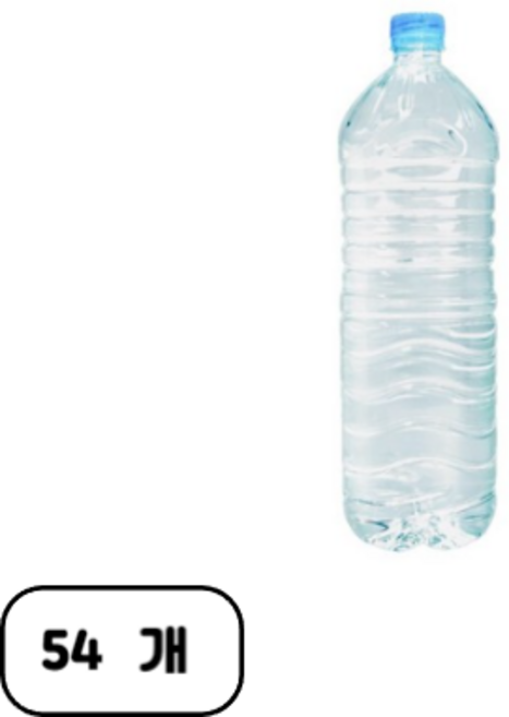 순창샘물 무라벨, 54개, 2L