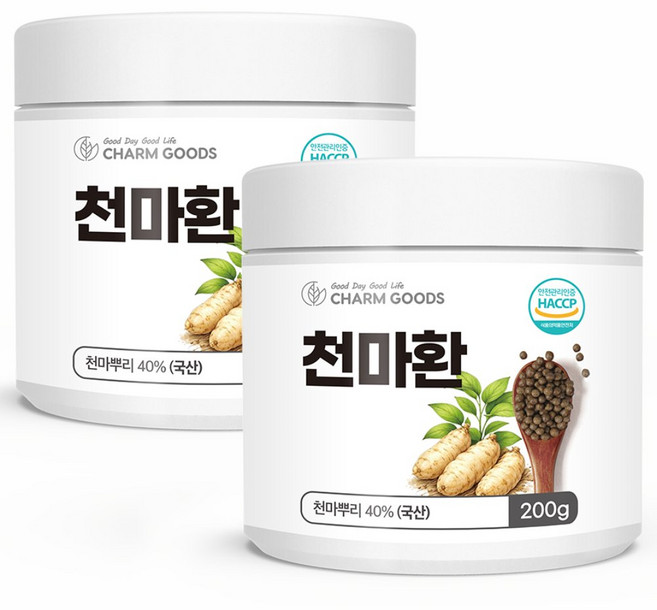 국산 천마환 국내산 천마 뿌리 환 HACCP인증, 2개, 200g