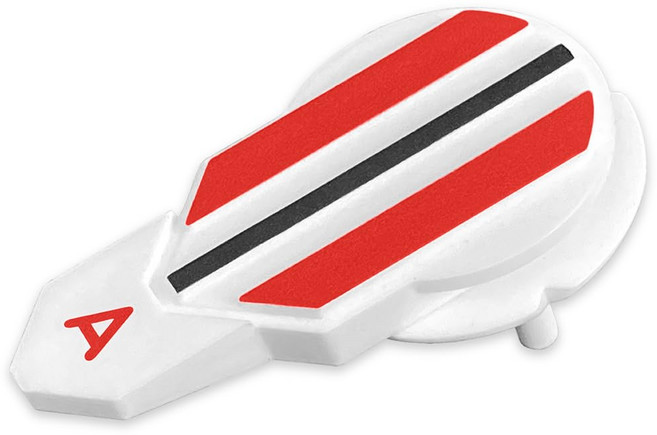 더룩 플레이 라인 볼마커 수평계 퍼터 에이밍 볼라이너 골프용품 골프볼마커 수평볼마커 골프마커, 레드, 1개