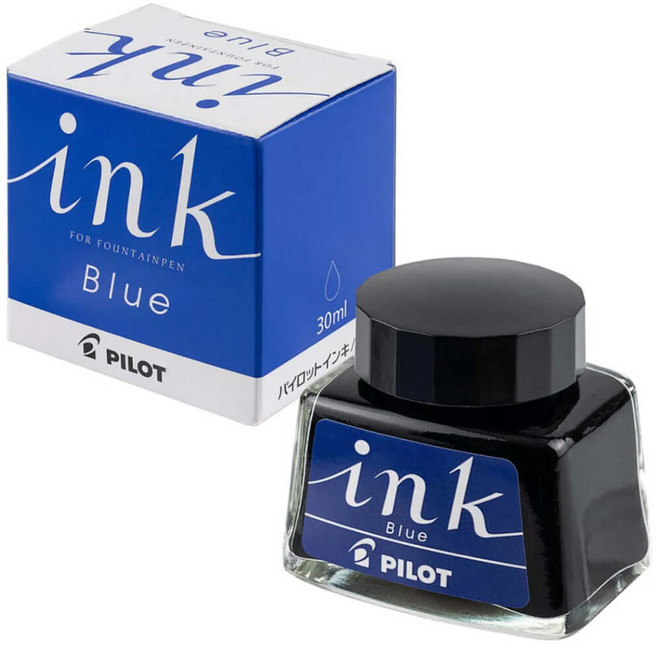 PILOT 만년필 병잉크 30ml, 1개, 블루 (PILOT 병잉크 30ml)