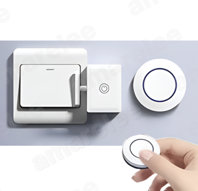 불꺼주는기계 불끄는 스위치 누워서 원격 자동 전등 무선 불끄기 형광등끄기, 1개, RF 원형 미니 리모콘 1개 [벽 관통 가능]