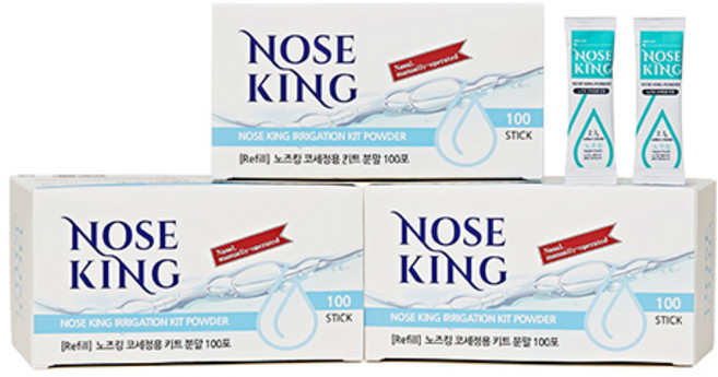 노즈킹 코세척분말 100포, 3개