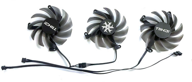 INNO3D RTX 3080 3080ti 3090 iCHILL X4 어른스 드래곤 그래픽 쿨러 CF-12915S 4PIN DC12V 0.35A RTX3080 3, 03 3 FAN