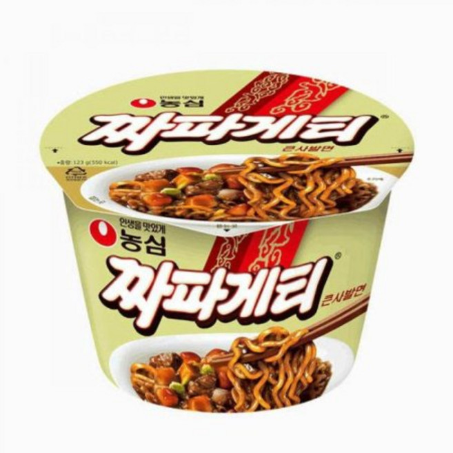 짜파게티 큰사발(123gX16개 농심) 2107546