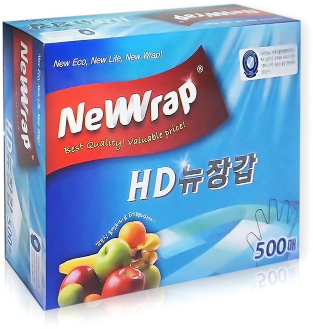 뉴랩 HD뉴장갑 500매, 1개