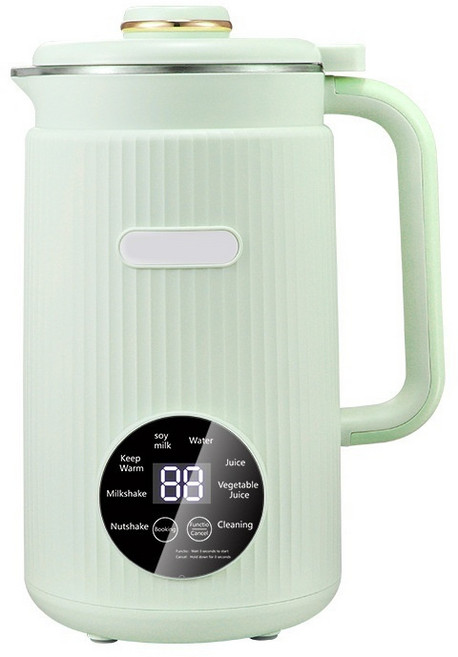東日家電 破壁豆漿機 堅果奶牛奶機 110V, 青綠色+全英文美規（110V)