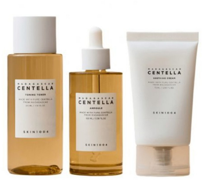 스킨1004 진정보습3종 센텔라 토닝토너 210ml + 앰플 100ml 크림 75ml, 2개