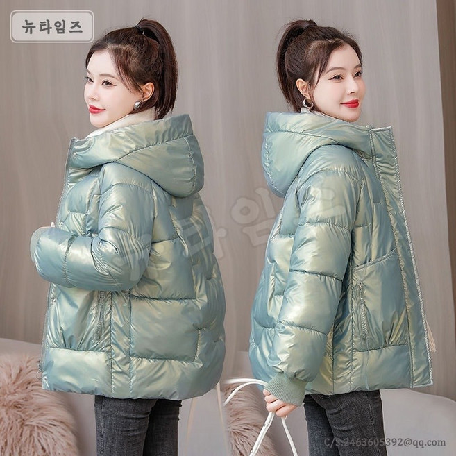 여성용 패딩 자켓 1호 겨울 빅사이즈 후드 패딩 점퍼 뉴타임즈 Q867D055