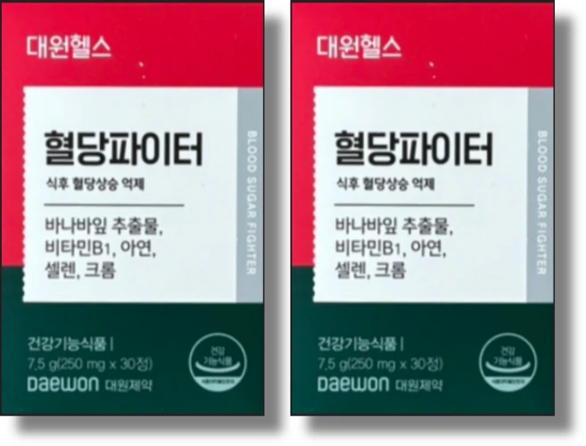 대원헬스 혈당파이터 2박스, 2개, 30정 - 쿠팡