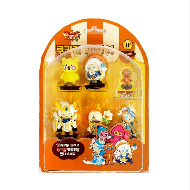 쿠키런 피규어 5종 캐릭터랜덤, 1개