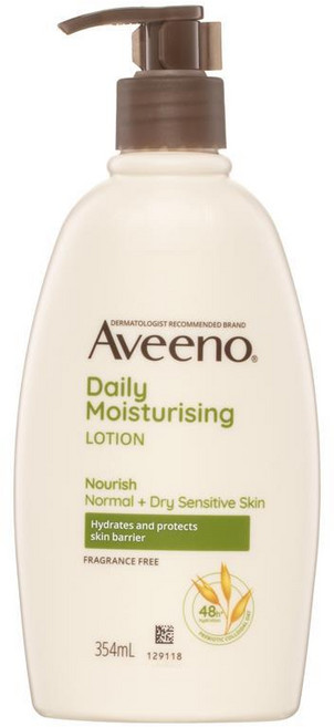 호주 아비노 Aveeno Body Lotion 데일리 모이스처라이징 무향 바디로션, 3개, 354ml