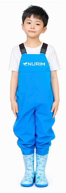 갯벌체험 해루질 어린이 가슴 장화