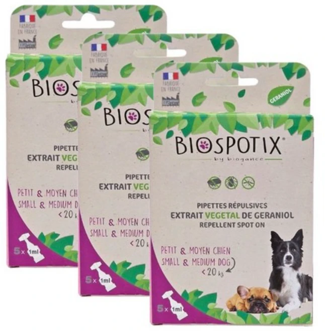 바르는 사상충 예방제품 기생충 진드기 벼룩 모기 해충방지 구충제대용 반려묘 견 소형 중형 대형 바이오스파틱스, 강아지, 1ml, 15개 - 쿠팡