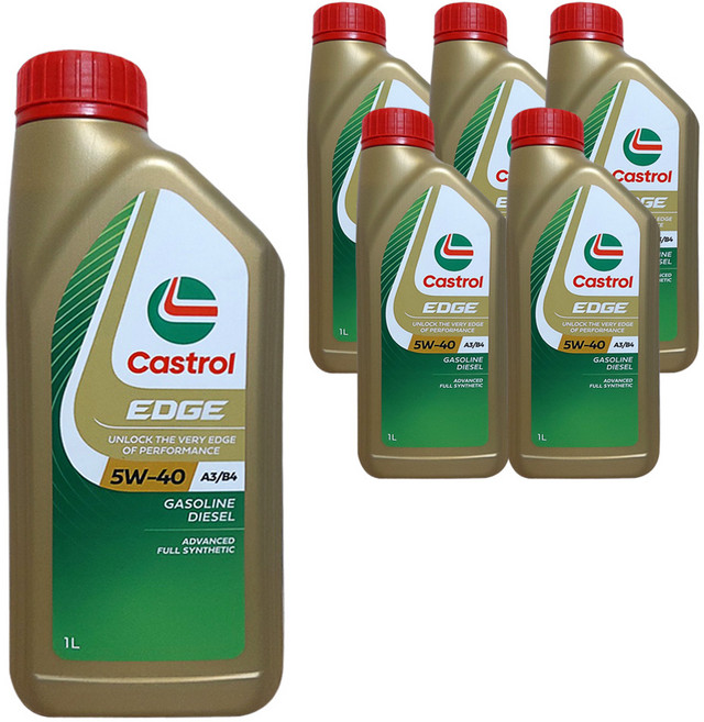 캐스트롤 엣지 프로페셔널 티타늄FST A3 5W40 1리터 X 6개 (정품), 1L