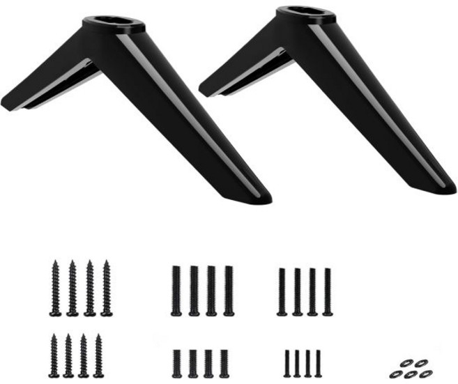 TCL 32인치 40인치 43인치 49인치 50인치 55인치 65인치용 TV 다리 스탠드 Roku 교체용 40S325 43S431 50S423 50S546 55S401 65S5, TCL 32인치 40인치 43인치 49인치 50인치 5, 1개