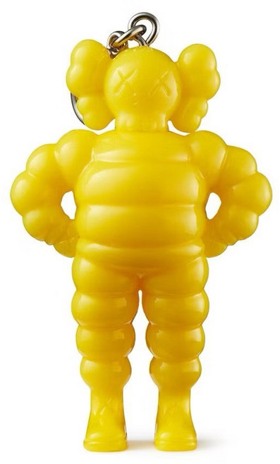 KAWS 日本展會限定 米其林鑰匙圈 吊飾掛飾, 1個, 黃色,台灣現貨｜1天內出, 黃色