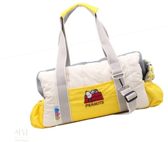 무담스토어 피너츠 피크닉백 강아지캐리백