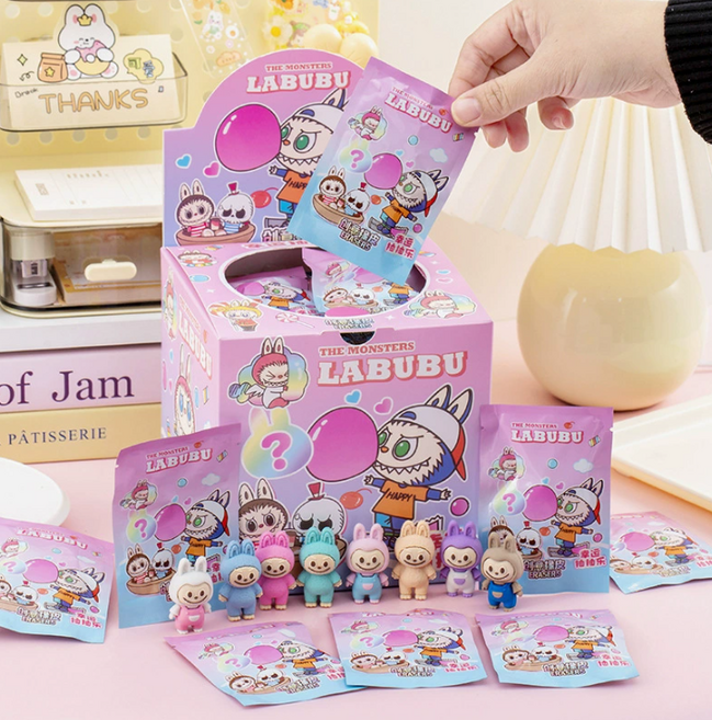 [국내당일출고] 32개 1박스 라부부 랜덤지우개, 1세트, 옐로우