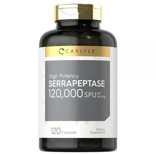 칼라일 세라펩타제 120000 SPU 120 캡슐, 120정, 1개 - 쿠팡