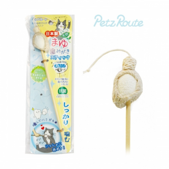 펫츠루트 카샤카샤 천연실크 덴탈 스틱, 1개, 연블루