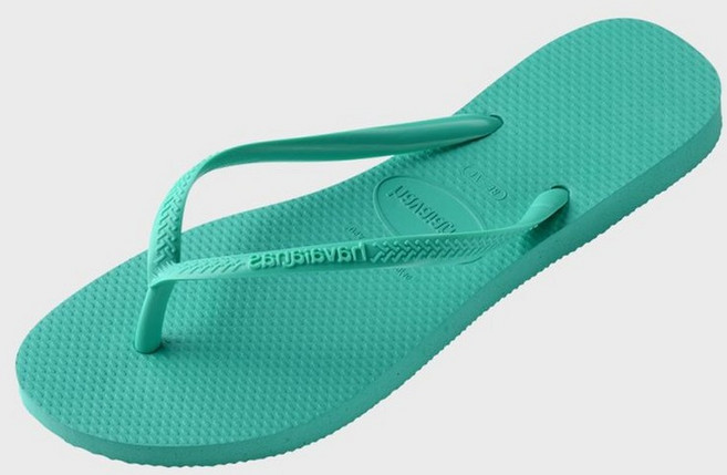 하바이아나스 HAVAIANAS 슬림 플립플랍 Virtual Green