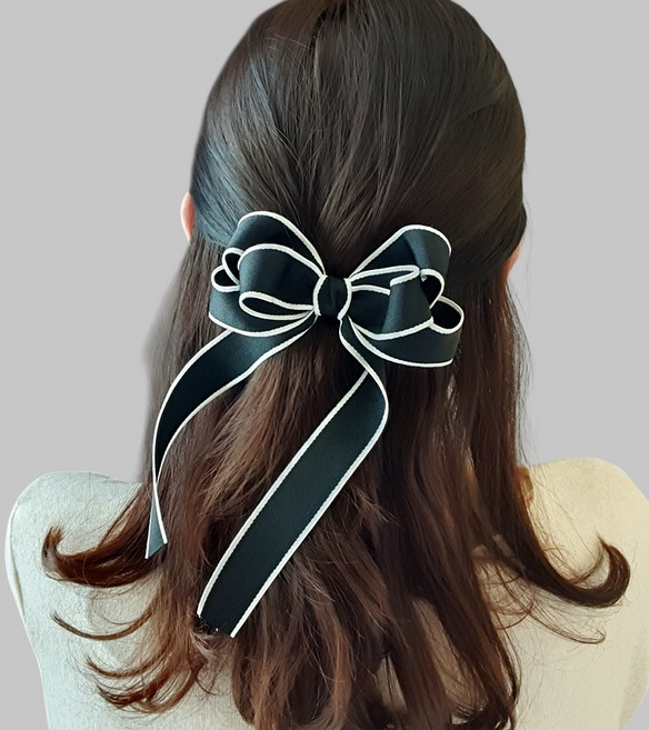 소공녀 롱 헤어핀 왕리본핀