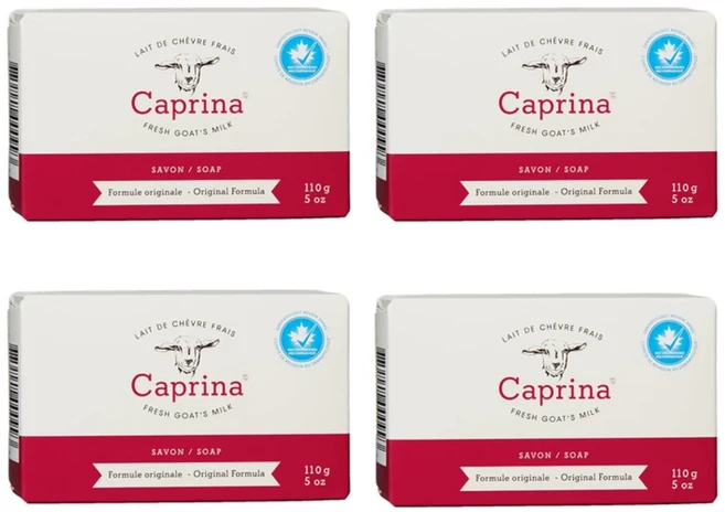 텐바이텐 카프리나 고트밀크 비누 오리지널 향 110g x 4 클렌징비누, 4개입 - 쿠팡