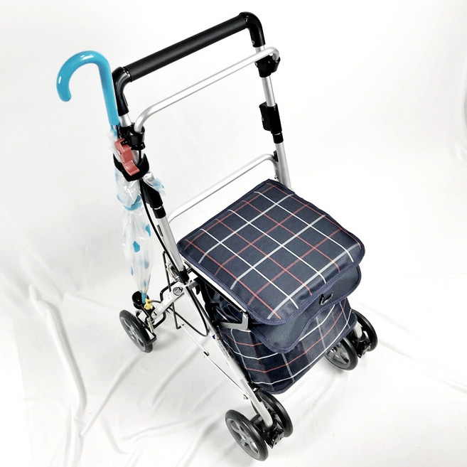 KS-130 고급 국산 실버카 할머니 접이식 실외용 어르신 보행기 환자용 걷는보조기구 보행보조기 끌차 바퀴 워커 삼주유니콘 노인 장기요양 보험 등급 복지용구 실버용품 요양등급, 1개, 네이비, 일반구매