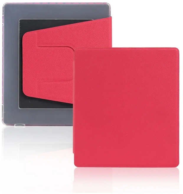 360 Degree Rotation Cover For Onyx Boox Go Color 7" Gen 2 Case with TPU + Acrylic Hybrid Back Shell, Red, 1개