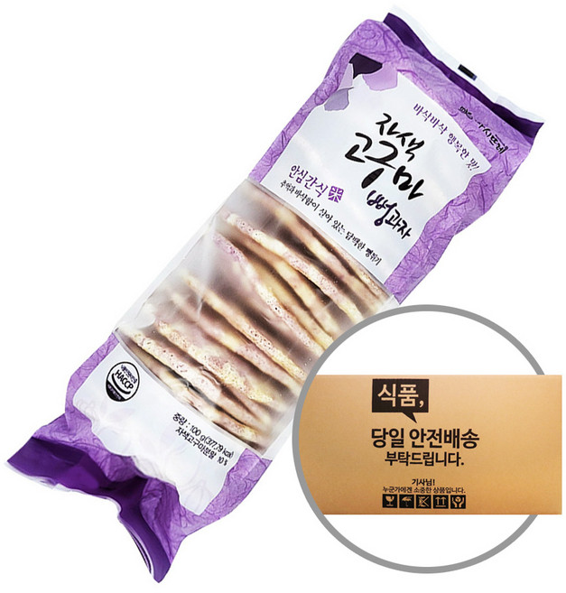 박스 신영제과 자색고구마뻥과자 100g 15입, 15개