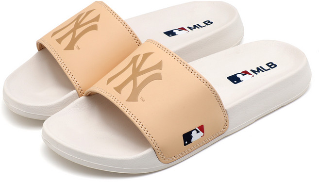 MLB 紐約洋基 Sand 露營拖鞋, 棕色, 230