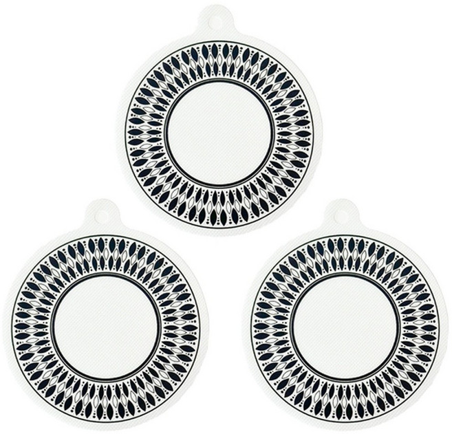 감성리빙 인덕션 보호매트, 화이트 3P 1세트, 1개