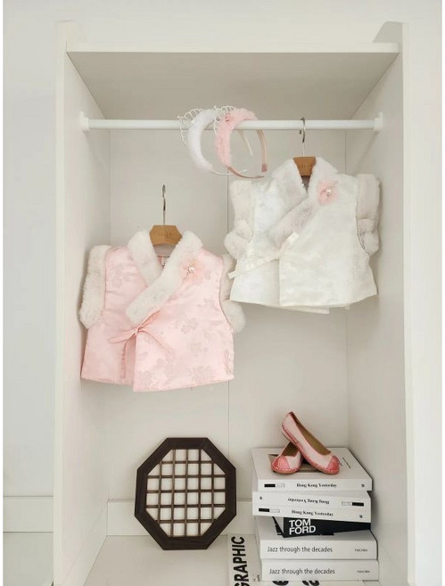 [달라]여아한복 좋은날여아배자 아동한복 추석한복 설빔한복 여아배자 한복조끼 여아겨울한복 어린이집한복