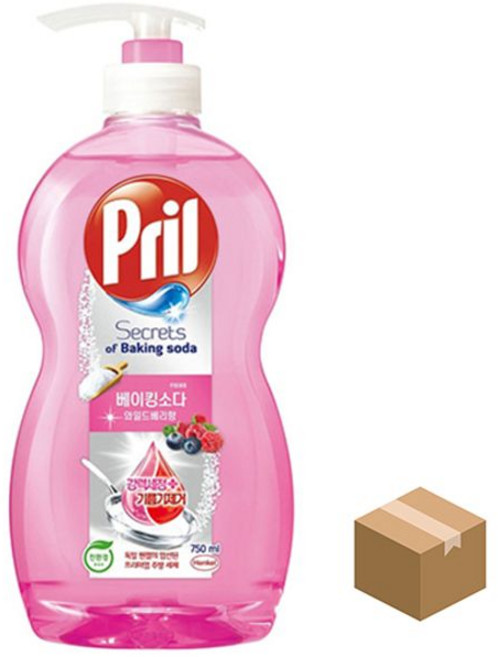 프릴 베이킹소다 주방세제 베리 750mlx10개, 750ml, 10개