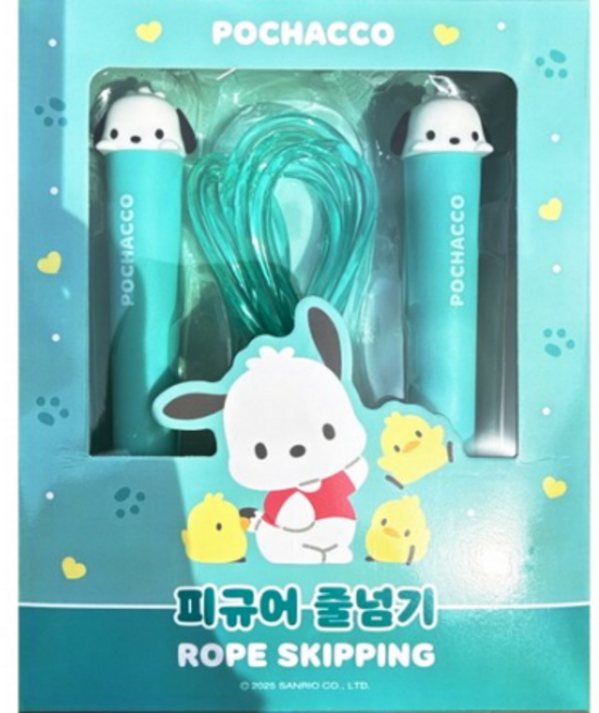 산리오 피규어 줄넘기 포차코, 민트, 1개