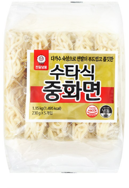 천일식품 수타식 중화면, 2개, 1.15kg