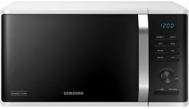 삼성전자 세라믹 전자레인지 다이얼식 23L, MS23C3535AW(흰색)