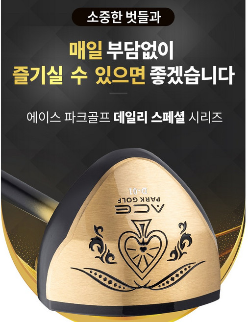 에이스 4스타 파크골프채 공인인증 파크채, D-01