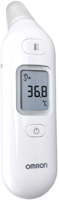 OMRON 歐姆龍 紅外線耳溫槍 MC-E530 1秒快速測量 大螢幕清晰顯示, 1個
